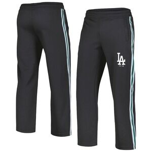 Fanatics Pleasures Mens Los Angeles Dodgers Black Ballpark Track Pants Large NWT